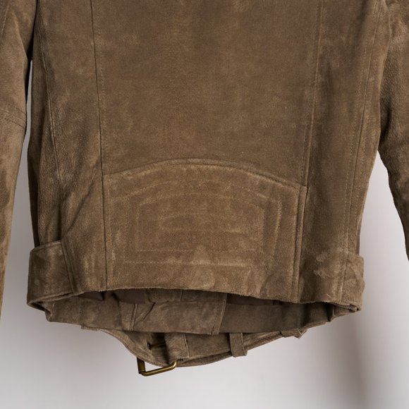 Vintage Vigoss Genuine Suede Leather Moto Jacket - Picture 6 of 7